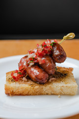 Pincho de chorizo