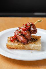 Pincho de chorizo