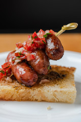 Pincho de chorizo