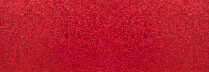 Panorama image of Red rough surface or texture grunge wall background.