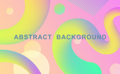 Abstract fluid color Liquid background. Colorful Modern and harmonies shape.