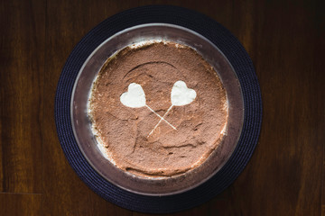 un tiramisú de postre