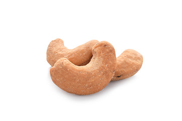 cashew nuts isolated on white background