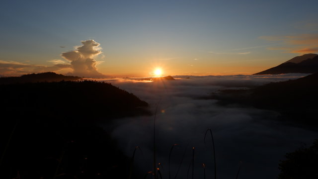 pinggan sunrise view
