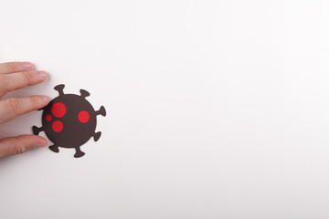 virus. Novel, people Concept quarantine.