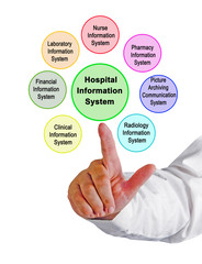 Components of Hospital Information System .