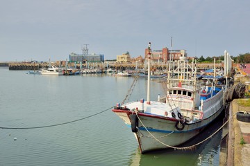 The seaside scenery and humanities of the island are in Taiwan.
