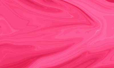 Background of shades of pink swirls and waves with a watercolor, acrylic paint or marble effect. Illustration is blank with copy space and room for text. Great for backdrops, banners and promotions.