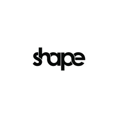 shape letter original monogram logo design