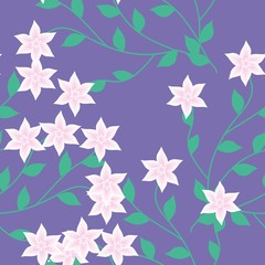 Seamless Floral Pattern able to print for cloths, tablecloths, blanket, shirts, dresses, posters, papers.