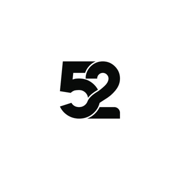 52 letter original monogram logo design