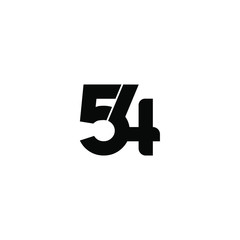 54 letter original monogram logo design