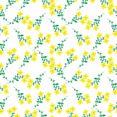 Seamless Pattern With Floral Motifs able to print for cloths, tablecloths, blanket, shirts, dresses, posters, papers.