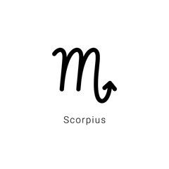 Sign of the zodiac. Scorpius, the scorpion