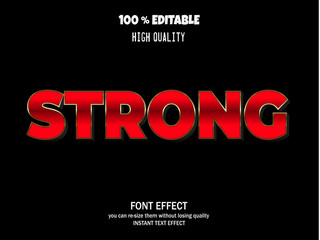 Obraz premium editable font effect