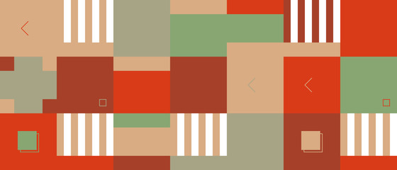 Repetitive Abstract Vector Pattern Design