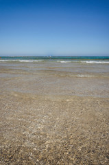 Obraz premium Beautiful sea view with blue skies/Beautiful sea view with blue skies on summer day