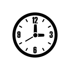 wall clock icon vector design template