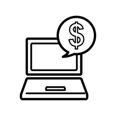 e-commerce icon vector design template