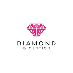 Beauty Abstract Diamond Logo Design Template