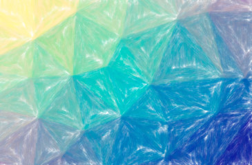 Abstract illustration of blue and green Low Coverage Pastel background