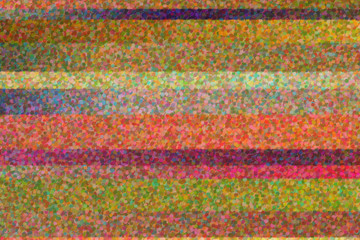 Red and yellow lines Impressionist Pointlilism abstract paint background.