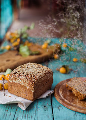 Bread on Vintage Table