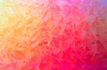 Fototapeta premium Abstract illustration of red, yellow Impressionist Impasto background