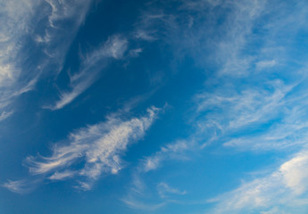 Blue sky and clouds background material