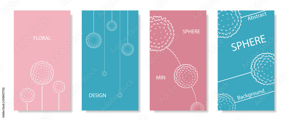 Poster trendy graphic shapes patterns. modern abstract design.