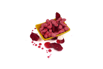 Dry Fruits Flavour in white backgroun