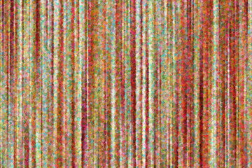 Fototapeta premium Red, brown and white lines Impressionist Pointlilism abstract paint background.