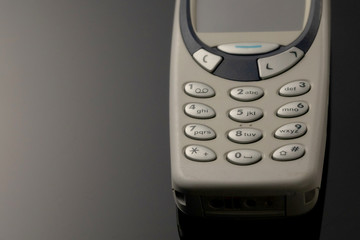 Obraz premium Cell phone pads. Buttons of old phone close-up