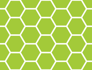 Seamless geometric pattern, texture or background vector in green, white colors.