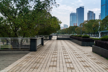 China Guangzhou City Plaza, built-up city center