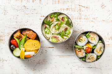 そうめん　ひやむぎ　Japanese very thin noodle(Somen)