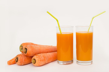 fresh carrot juice