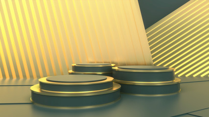 stage background modern mockup abstract showcase 3D