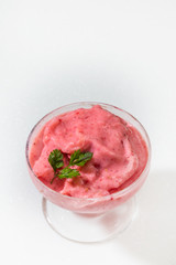 いちごのジェラート　Strawberry fruit gelato