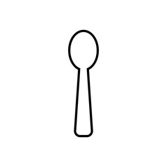 Spoon And Fork Icon Design Vector Template