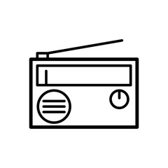 radio icon vector design template