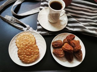 breakfast with coffee
