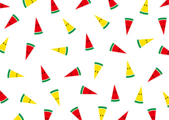 すいかの背景素材