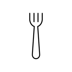 Spoon And Fork Icon Design Vector Template