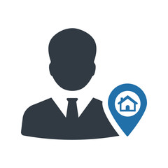 Real Estate Agent Icon