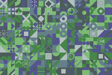 Abstract vector pattern design in Geometric flat style for web banner, business presentation, branding package, fabric print, wallpaper