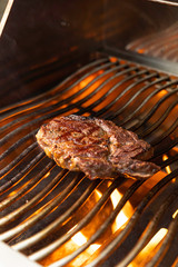 Grilled meat in a top restaurant