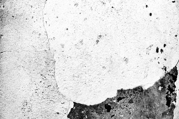 Texture of a concrete wall with cracks and scratches which can be used as a background