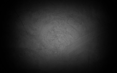Old wall texture cement dark black gray  background abstract grey color design are light with white gradient background.