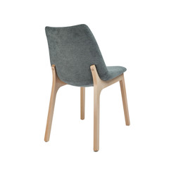 wooden chair isolated on white